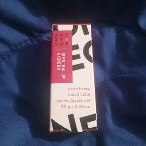 NEW In Box ONE OF ONE. Brand Give 'Em Lip & Cheek Tinted Balm Warm Berry